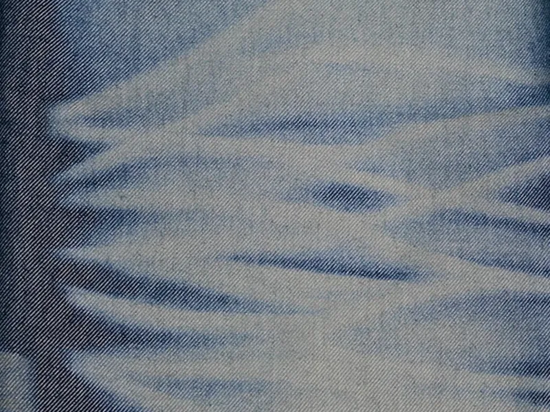 Jeans Honeycomb Creasing