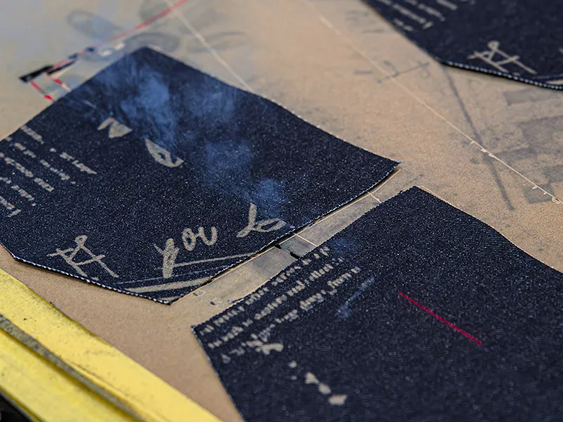Laser & Digital Effects on Jeans
