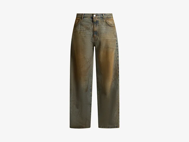 Stone Wash + Tint Wash + Resin Finish Jeans