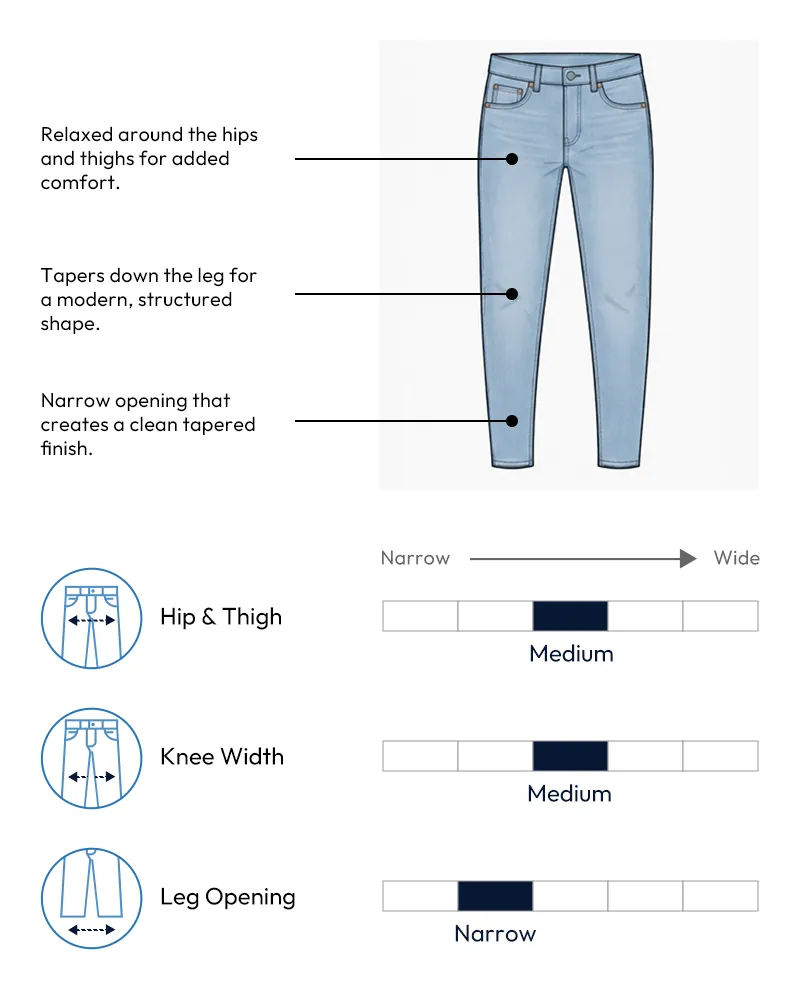 Tapered Fit Jeans