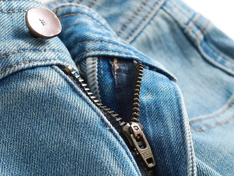 Denim Jeans Zippers