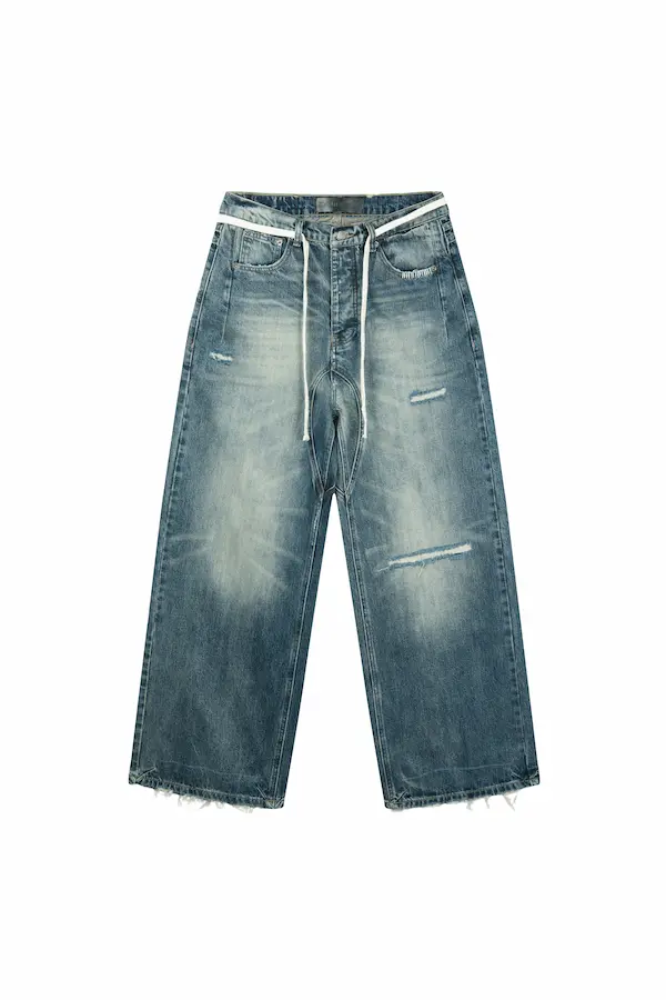 Baggy jeans with string